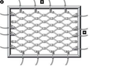 Redes de cable. Instrucciones de montaje