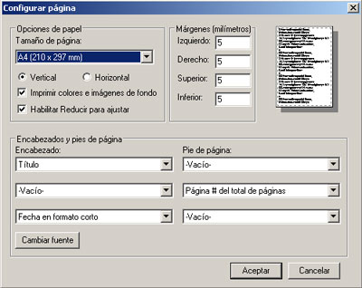 Configurar pgina...